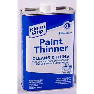 Klean-Strip Liquid Paint Thinner (Water White) 1 qt