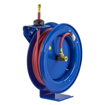 Coxreels 50 ft 1/4 in 1/2 in Low Pressure Hose Reel