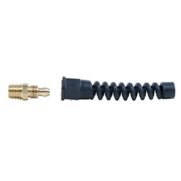 Flexeel Reusable Strain Relief Rigid, 1/4" ID x 1/4" MPT