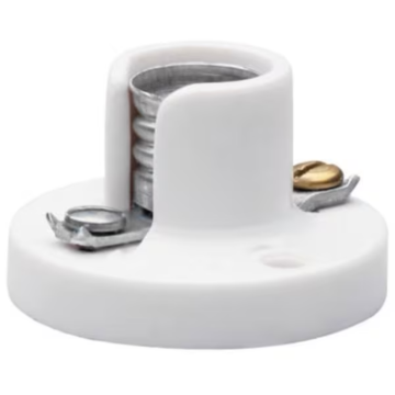 Pass & Seymour PLASTIC CANDLE BASE 75W/125V NO UL