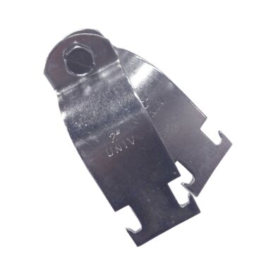 Steel 2 in 5/16 x 1-1/4 Bolt Strut Strap