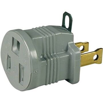 Pass & Seymour Vinyl Polarized Grounding Outlet Adapter 15A