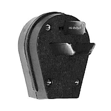 Pass & Seymour Legrand 3861CC5 Electrical Plug, 3 -Pole, 30, 50 A, 125/250 V, Male, NEMA: NEMA WD-1, WD-6, Black