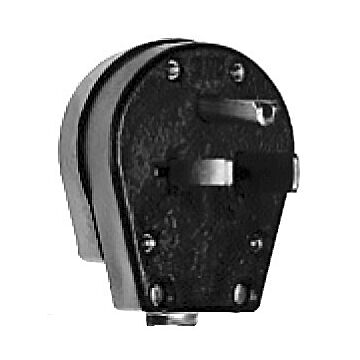 Pass & Seymour Legrand 3869CC5 Electrical Plug, 2 -Pole, 30, 50 A, 250 V, NEMA: NEMA 6-30P, 6-50P, Black
