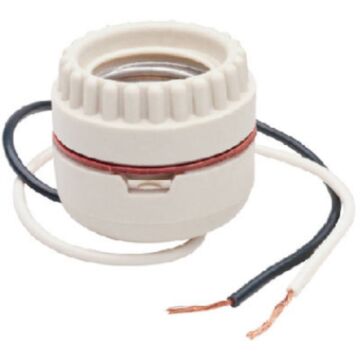Pass & Seymour PORCELAIN KYLS LMPHLDR 2-PC W/LEADS