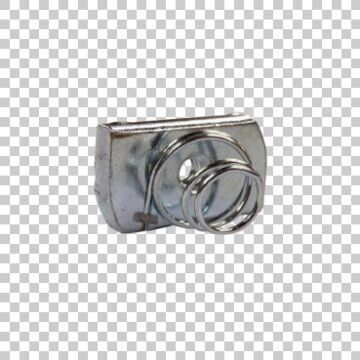 1/4-20 in Short Spring Spring Nut Plated
