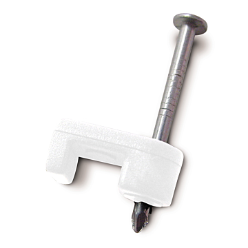 Gardner Bender White 3/16 inch Plastic Staples - Low Voltage