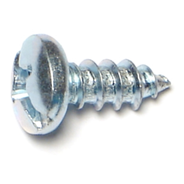 #14 x 5/8" Combo Pan Head, Sheet Metal Screw, Zinc 