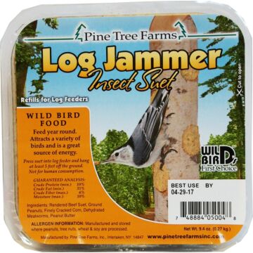 Log Jammer Insect Suet Plug