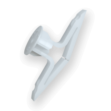 TOGGLER® 5/16 in #6 - 14 3/8 - 1/2 in Toggler Pegboard Anchor