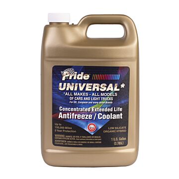 Pride Antifreeze Universal Gold Concentrated Gallon