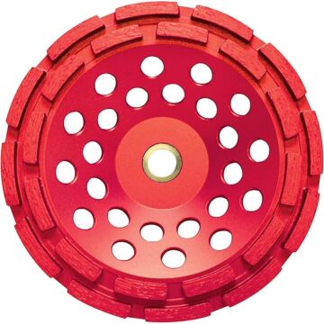 Pearl Abrasives 7 x 5/8-11 Pearl P2 Pro-V™ Concrete & Masonry Cup Wheel, Double Row