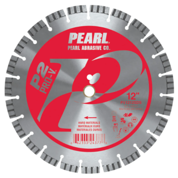 Pearl Abrasives 14 x .125 x 1, 20mm Pearl P2 Pro-V™ Hard Material Segmented Blade, 12mm Rim