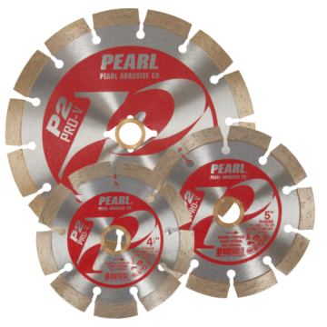 Pearl Abrasives P2™ Pro-V™ Concrete and Masonry Dry - 16 x .125 x 1, 20mm Pearl P2 Pro-V™ Concrete & Mansory Blade, 12mm Rim