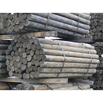 Keystone Fence P3547 7 ft 3-1/2 to 4 in CCA Round Pine Post