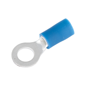 #16-#14 AWG (2 mm²) Vinyl-Insulated Ring Terminals (8 to 10 Stud)