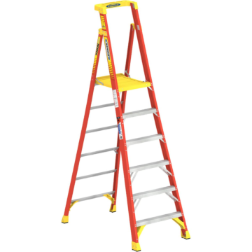 PD6206 Type IA Fiberglass Podium Ladder