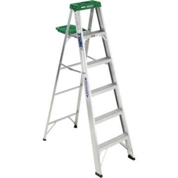356 6 ft Type II Aluminum Step Ladder