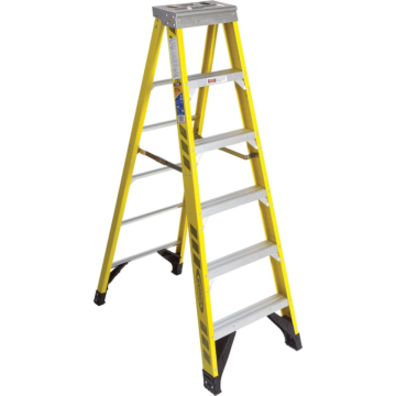 7306 6 ft Type IAA Fiberglass Step Ladder