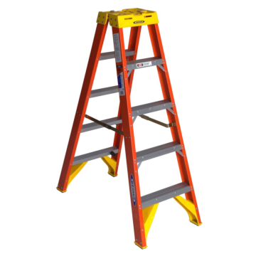 T6205 5 ft Type IA Fiberglass Twin Ladder
