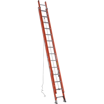 D6228-2 28 ft Type IA Fiberglass D-Rung Extension Ladder
