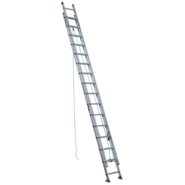 D1232-2 32 ft Type II Aluminum D-Rung Extension Ladder