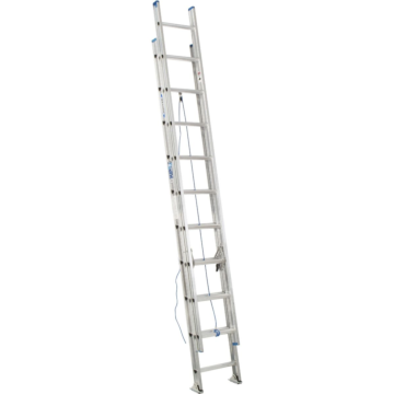 D1320-2 20 ft Type I Aluminum D-Rung Extension Ladder