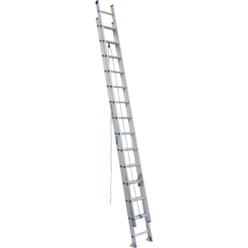 D1328-2 28 ft Type I Aluminum D-Rung Extension Ladder