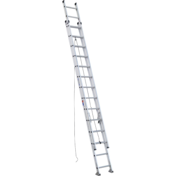 D1528-2 28 ft Type IA Aluminum D-Rung Extension Ladder