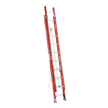 D6220-2 20 ft Type IA Fiberglass D-Rung Extension Ladder