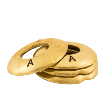 Fisher's Harness Brass Quoits Set