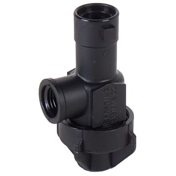 TeeJet 1/4" Female NPT Inlet Quick TeeJet Nozzle Body With Diaphragm Check Valve