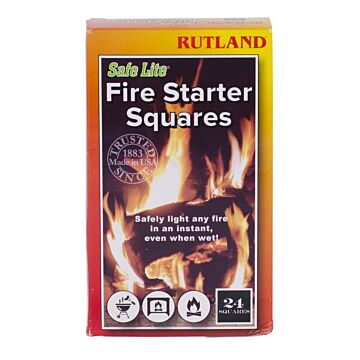 Rutland 1.5 in 1.75 in 0.375 in Fire Starter