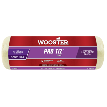 WOOSTER Pro Tiz 9 in. x 3/16 in. Nap Foam Roller Cover