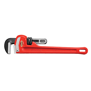 RIDGID 14" Heavy-Duty Straight Pipe Wrench, 31020