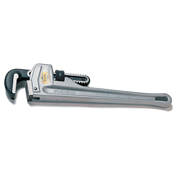 RIDGID 810 10" Aluminum Straight Pipe Wrench, 31090