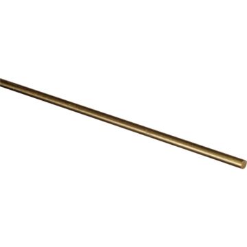 HILLMAN Hillman Steelworks Brass 3/16 In. X 3 Ft. Solid Rod