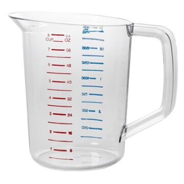 Rubbermaid 2 qt Polycarbonate Clear Measuring Cup