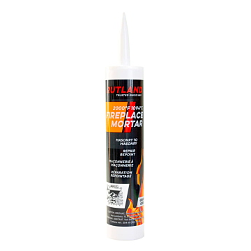 Rutland  Fireplace Mortar Paste (Gray) 10.3 oz