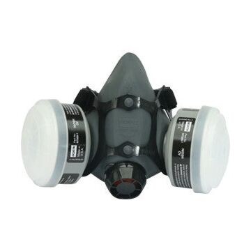Honeywell RAP-74027 M Thermoplastic Elastomer Gray Half Face Respirator