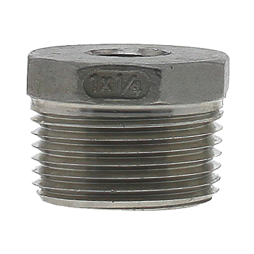 Boshart Industries 1 x 3/8 in 304 Stainless Steel Cast Hex Bushing