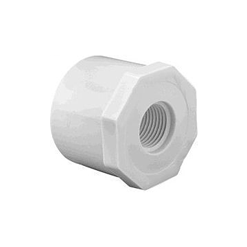 Boshart Industries 1/2" x 3/8" SP x FIPT REDUCING BUSHING - SCHEDULE 40 PVC