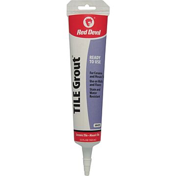Red Devil Fix-A-Floor® Grout & Tile Cleaner (White) 5.5 oz Tube