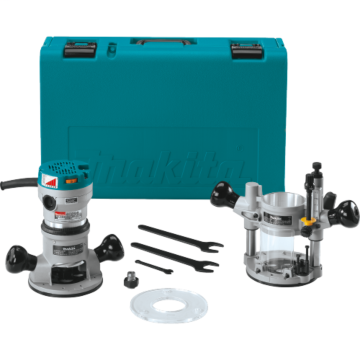 Makita 2-1/4 HP* Router Kit, with Plunge Base