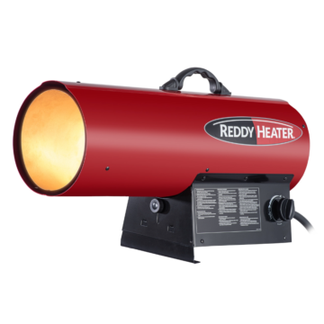 Forced Air Propane Heater 130-150K BTU (LP) - 100 lb Tank