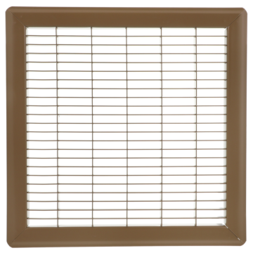 Imperial 12-in x 14-in Return Air Floor Grille, Steel, Brown