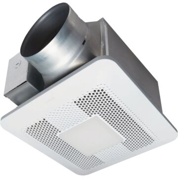 Panasonic 2-Speed Whisper Bath Fan w/ Light - 130/150 CFM