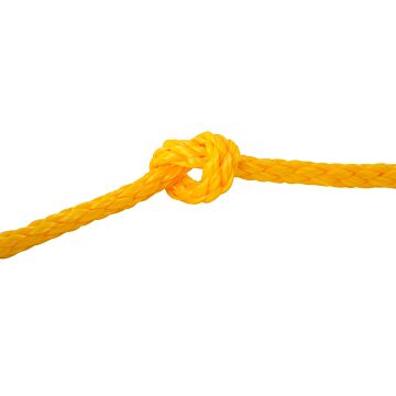 Polypropylene Hollow Braid Rope (Yellow)