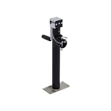 2000 lb 23-1/4 in BlackPowder Coated Pipe Mount Swivel Jack