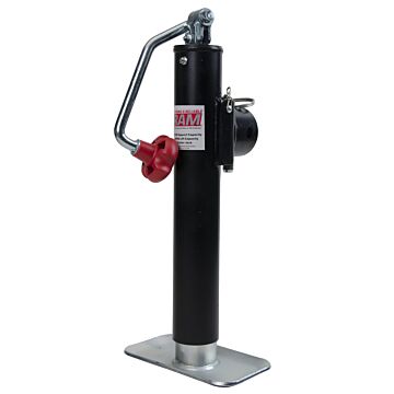 Ram 5000 lb 15-1/4 in BlackPowder Coated Pipe Mount Swivel Jack